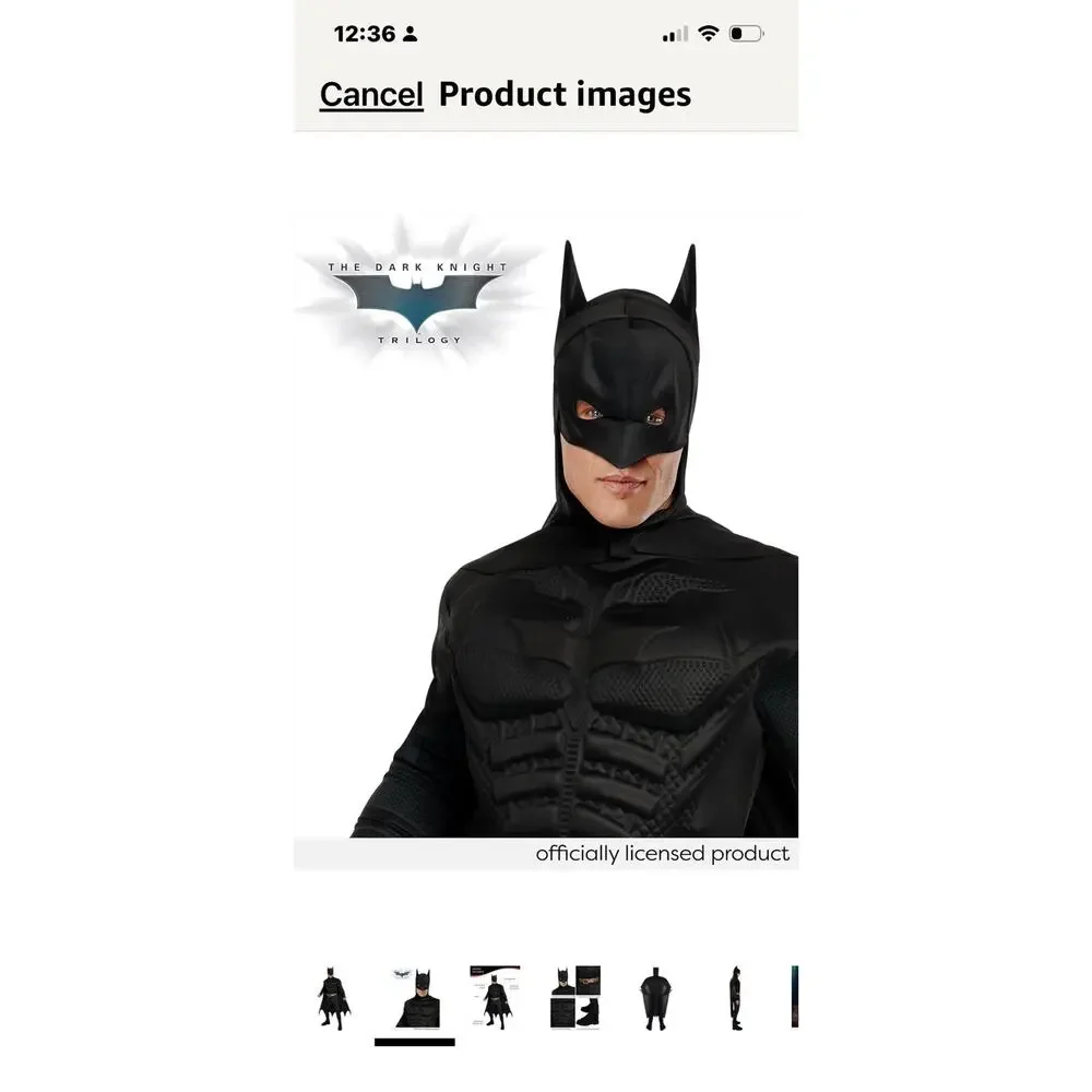 Rubies DC Batman The Dark Knight Rises: Costume for XL, Black